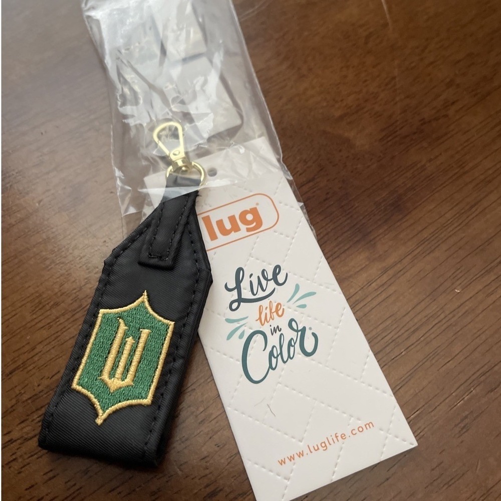 Lug Wicked Oversized Bag Tag Pull Zipper Black Metal Clip